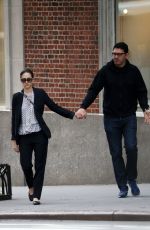 EMMY ROSSUM and Sam Esmail Out in New York 05/27/2017