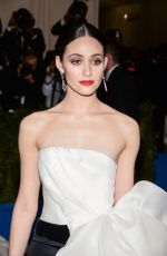EMMY ROSSUM at 2017 MET Gala in New York 05/01/2017