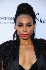 ERICA ASH at Wearable Art Gala at California African American Museum in Los Angeles 04/29/2017