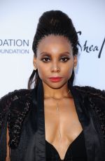 ERICA ASH at Wearable Art Gala at California African American Museum in Los Angeles 04/29/2017