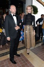 EVA HERZIGOVA Leaves Majestic Hotel in Cannes 05/18/2017