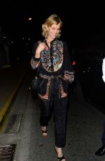 EVA HERZIGOVA Out for Dinner at Tetou Restaurant in Cannes 05/16/2017