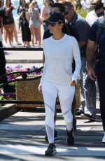 EVA LONGORIA Leaves Martinez Beach in Cannes 05/21/2017