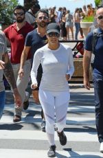 EVA LONGORIA Leaves Martinez Beach in Cannes 05/21/2017