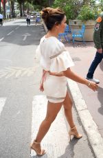 EVA LONGORIA Out at Promenade de la Croisette in Cannes 05/22/2017