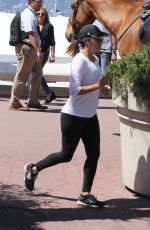 EVA LONGORIA Out Jogging in Cannes 05/19/2017