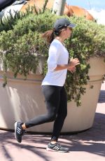 EVA LONGORIA Out Jogging in Cannes 05/19/2017
