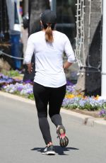 EVA LONGORIA Out Jogging in Cannes 05/19/2017