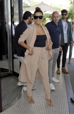 EVA LONGORIA Out on Croisette in Cannes 05/20/2017