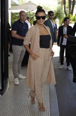 EVA LONGORIA Out on Croisette in Cannes 05/20/2017