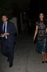 FAMKE JANSSEN Night Out in Los Angeles 05/02/2017