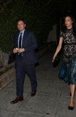 FAMKE JANSSEN Night Out in Los Angeles 05/02/2017