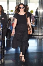 FELICITY JONES at JFK Airport in New York 05/02/2017