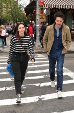 FELICITY JONES Out and About in New York 05/01/2017