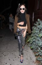 FRANCESCA EASTWOOD at Peppermint Club in West Hollywood 05/14/2017