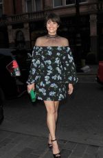 GEMMA ARTERTON Out for Dinner at Scott