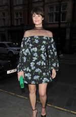 GEMMA ARTERTON Out for Dinner at Scott