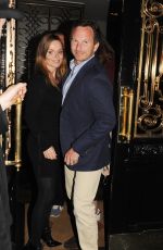 GERI HALLIWELL Arrives at Scott