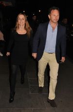 GERI HALLIWELL Arrives at Scott