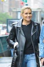 GIGI and YOLANDA HADID Out and About in New York 05/25/2017