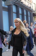 GIGI GORGEOUS Out and About in New York 05/03/2017