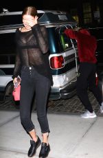 GIGI HADID Arrives at Her Apartment in New York 05/19/2017