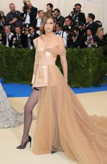 GIGI HADID at 2017 MET Gala in New York 05/01/2017