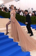 GIGI HADID at 2017 MET Gala in New York 05/01/2017