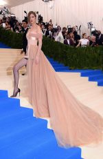 GIGI HADID at 2017 MET Gala in New York 05/01/2017