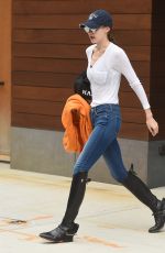 GIGI HADID Leaves Her Apartment in New York 05/30/2017