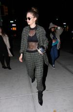 GIGI HADID Night Out in New York 05/04/2017