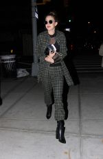 GIGI HADID Night Out in New York 05/04/2017