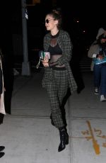GIGI HADID Night Out in New York 05/04/2017