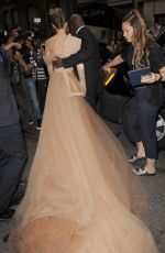 GIGI HADID on Her Way to MET Gala in New York 05/01/2017