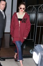 GIGI HADID Out for Dinner at Gato in New York 05/12/2017