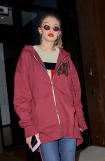 GIGI HADID Out for Dinner at Gato in New York 05/12/2017