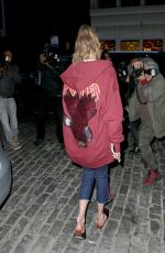 GIGI HADID Out for Dinner at Gato in New York 05/12/2017