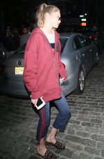 GIGI HADID Out for Dinner at Gato in New York 05/12/2017