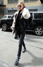 GIGI HADID Out in New York 05/11/2017