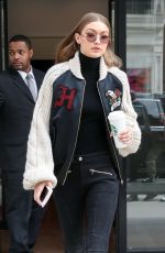 GIGI HADID Out in New York 05/11/2017