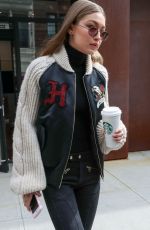 GIGI HADID Out in New York 05/11/2017