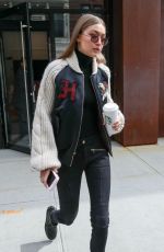 GIGI HADID Out in New York 05/11/2017