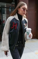 GIGI HADID Out in New York 05/11/2017