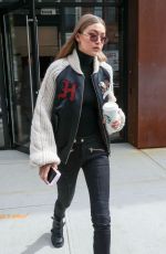 GIGI HADID Out in New York 05/11/2017