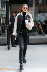 GIGI HADID Out in New York 05/11/2017