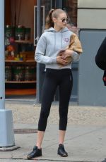 GIGI HADID Out in New York 05/24/2017