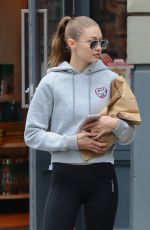 GIGI HADID Out in New York 05/24/2017