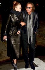 GIGI HADID Out with Her Father in New York 05/05/2017