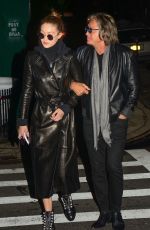 GIGI HADID Out with Her Father in New York 05/05/2017