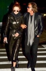 GIGI HADID Out with Her Father in New York 05/05/2017